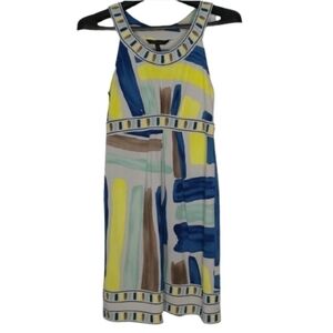 BCBGMaxAzria Colorful Printed Dress